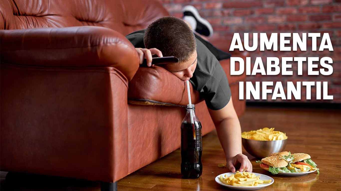 Diabetes infantil, un problema que crece por obesidad y sobrepeso