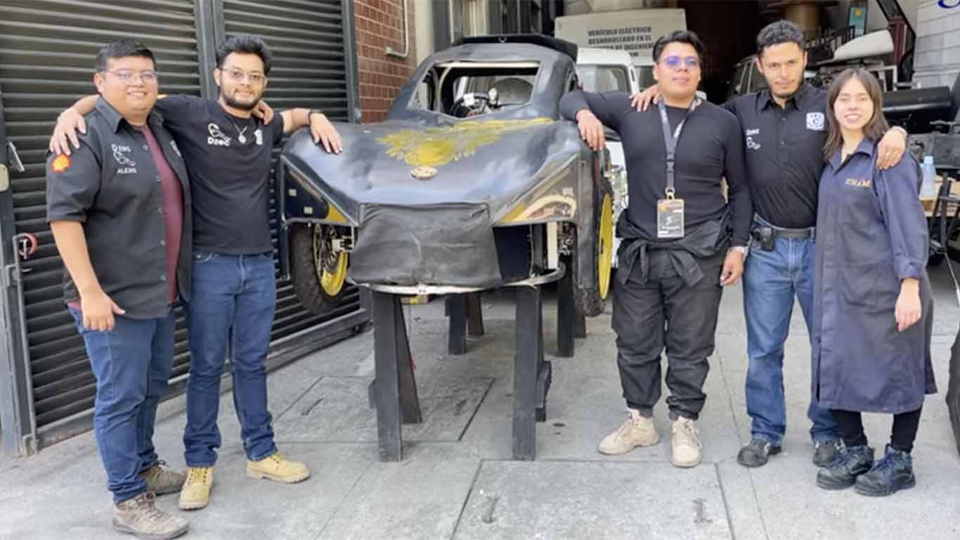 Mictlán, el primer vehículo eléctrico creado en la UNAM, busca mostrar que es el mejor del mundo