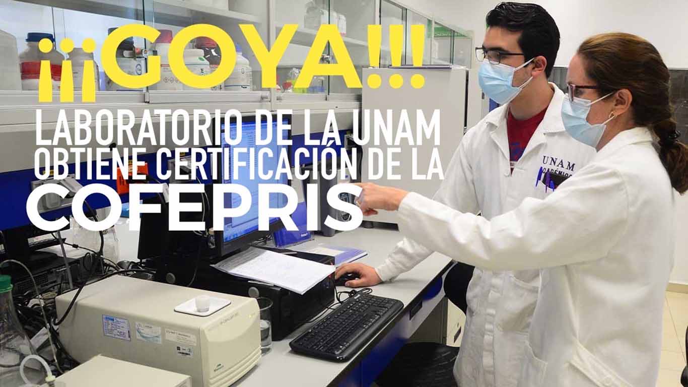 Cofepris certifica laboratorio de la UNAM