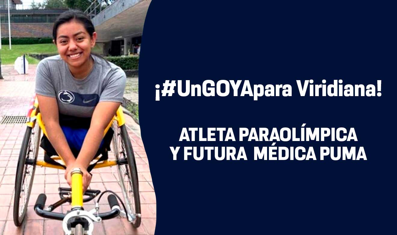 La perseverancia de Viridiana: estudiante de medicina y atleta paralímpica