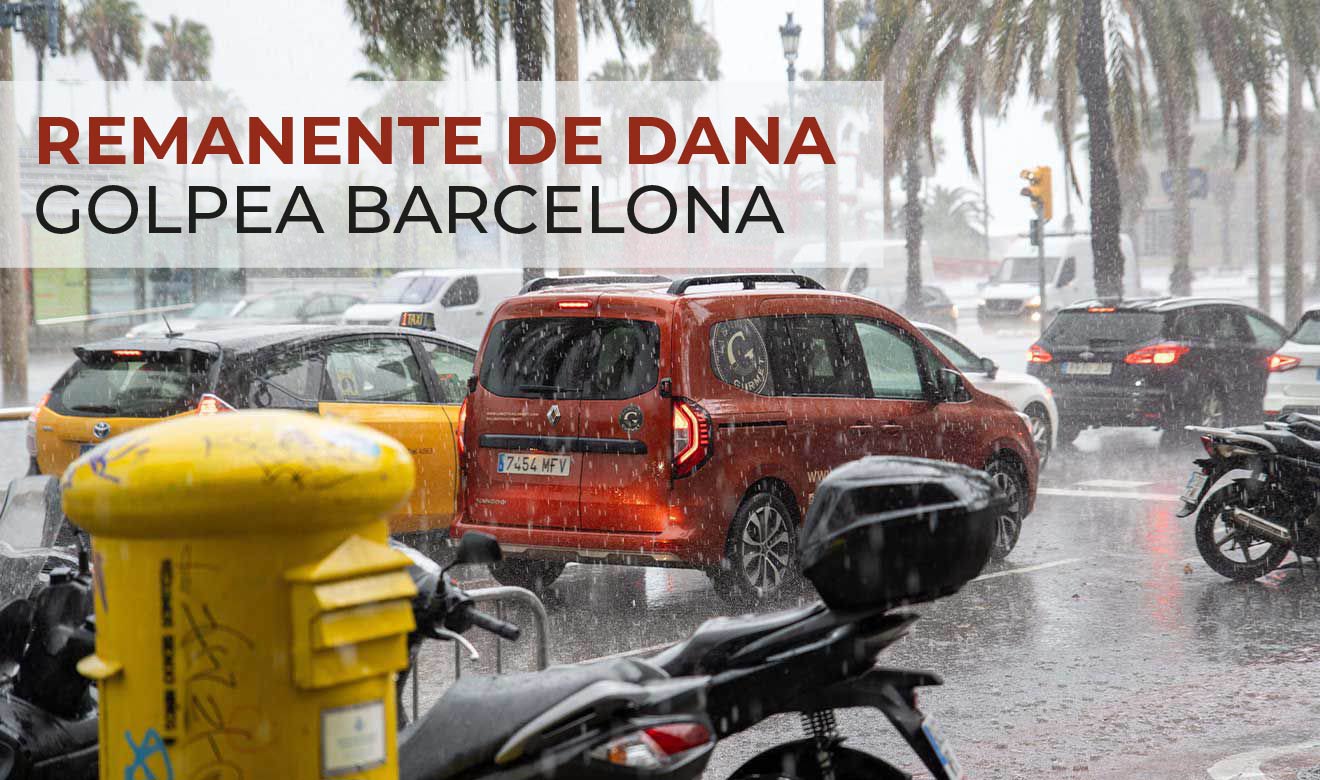 DANA remnant wreaks havoc in Barcelona